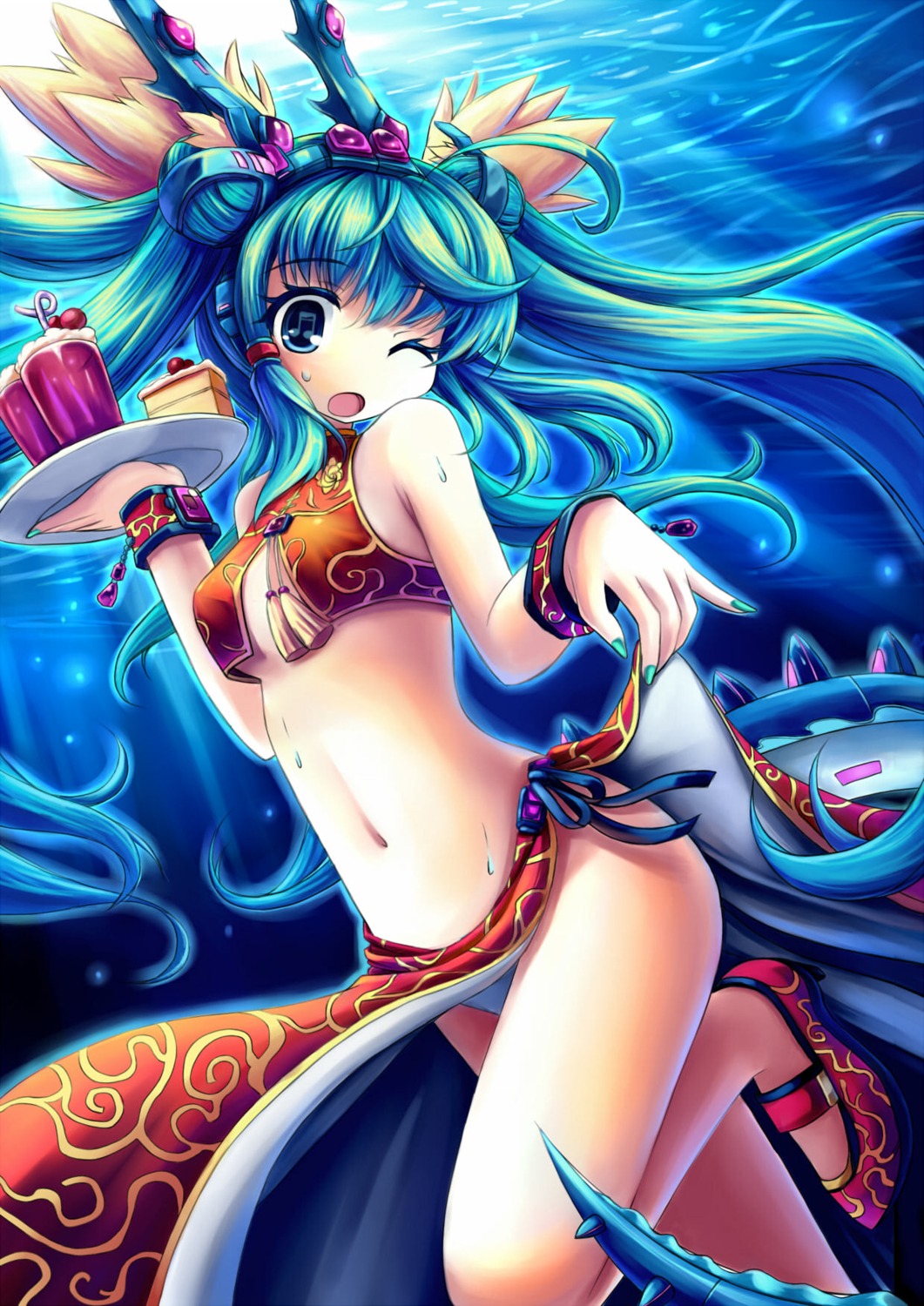 hatsune_miku, hoshi_no_gen, jpeg_artifacts, pantsu, vocaloid