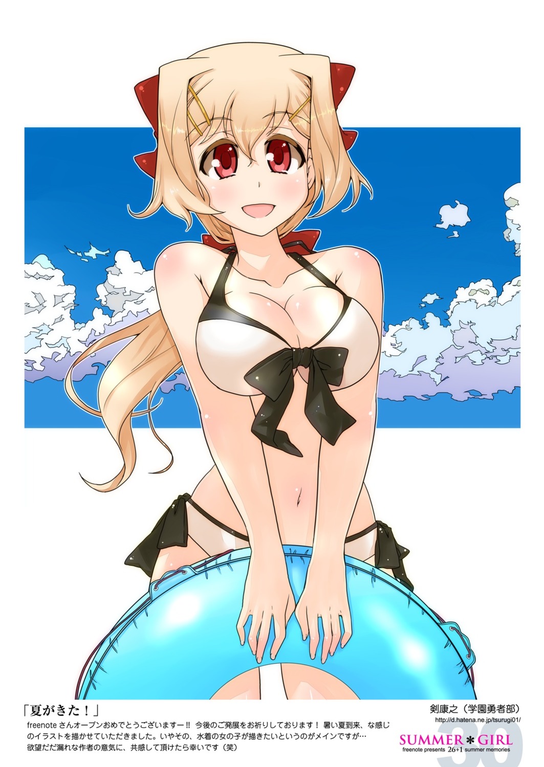 bikini, cleavage, swimsuits, tsurugi_yasuyuki