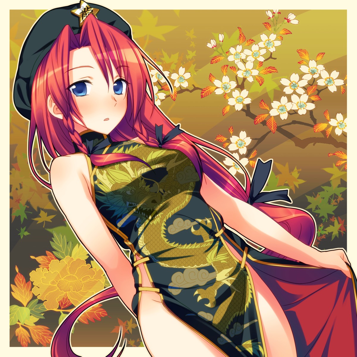 chinadress, hong_meiling, nopan, touhou, yuuki_keisuke