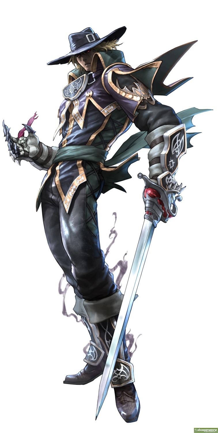 kawano_takuji, male, raphael_sorel, soul_calibur, soul_calibur_v, sword, watermark