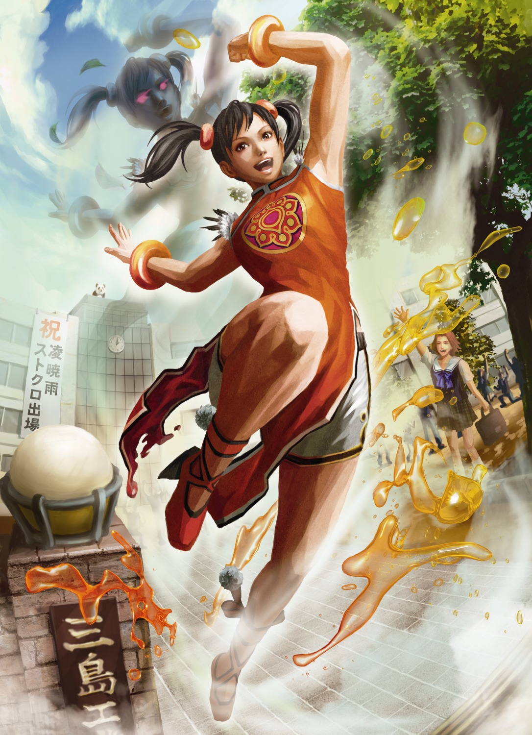 chinadress, dress, ling_xiaoyu, namco, seifuku, street_fighter_x_tekken, tekken, teshigawara_kazuma