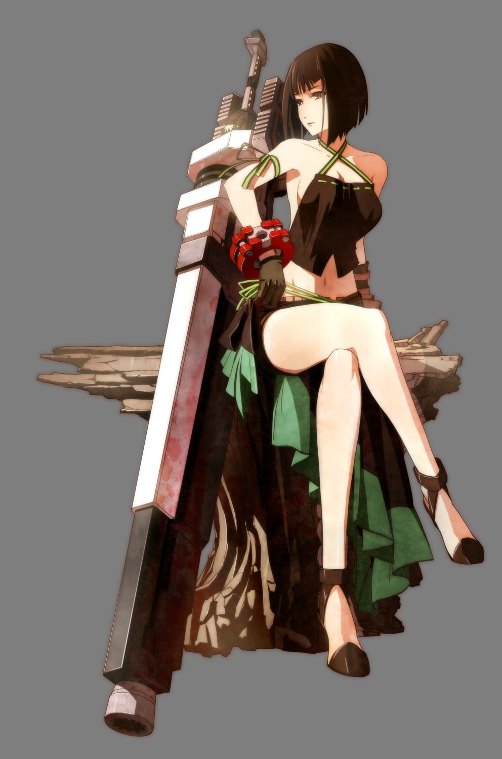 god_eater, sakuya_(god_eater), tachibana_sakuya, transparent_png