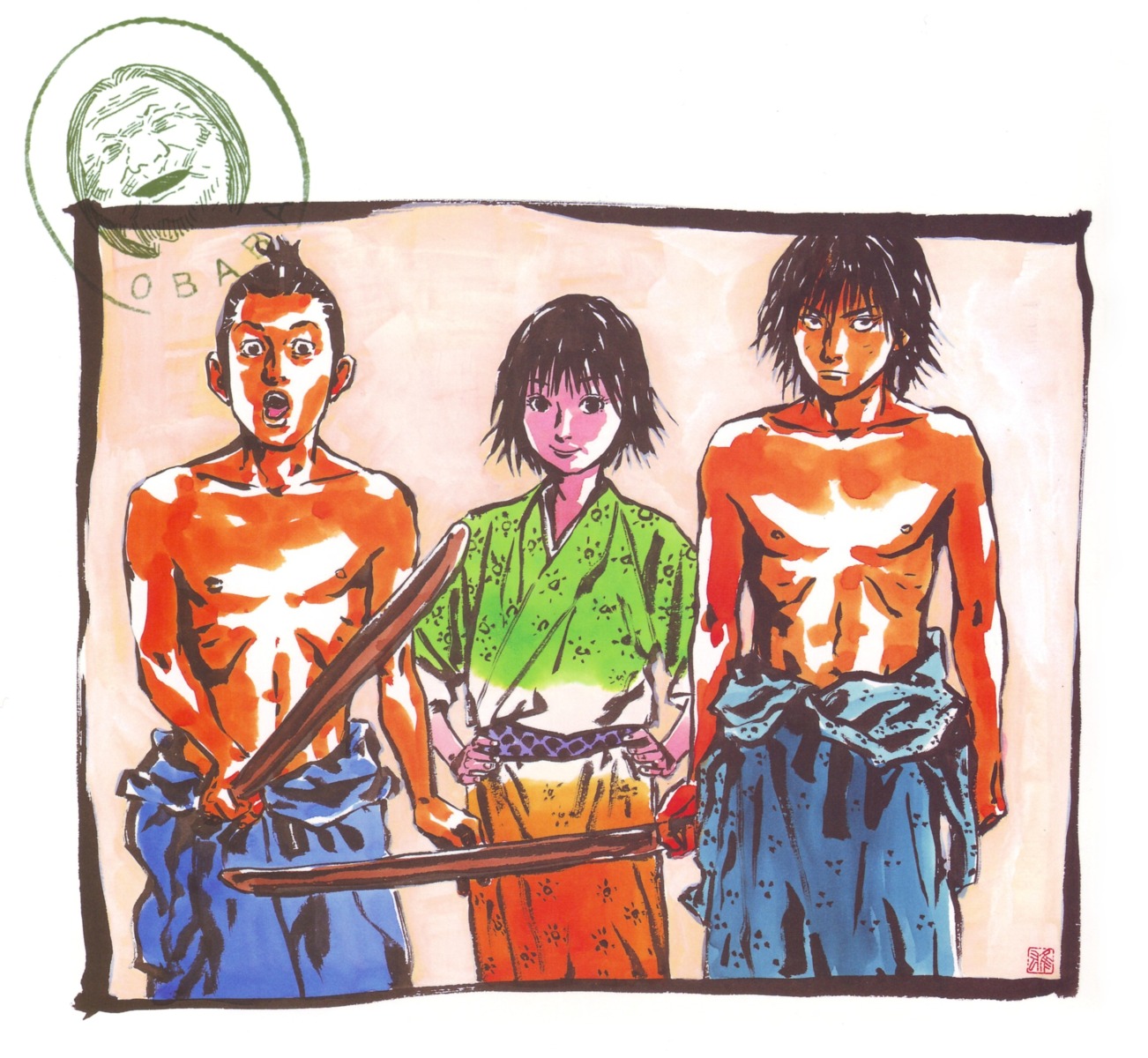 hon'iden_matahachi, hon'iden_osugi, inoue_takehiko, miyamoto_musashi, otsuu, vagabond