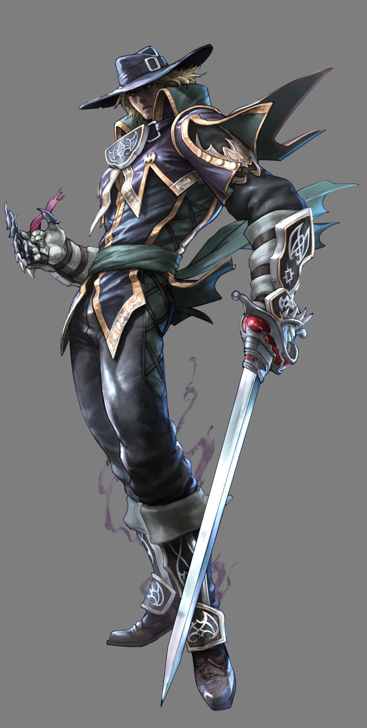 kawano_takuji, male, raphael_sorel, soul_calibur, soul_calibur_v, sword, transparent_png