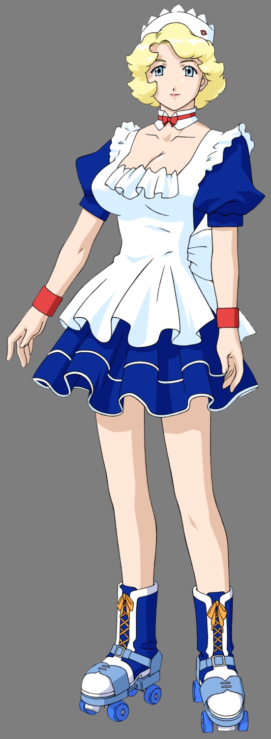 maid, plum_spaniel, sakura_taisen, sakura_taisen_v, transparent_png, vector_trace