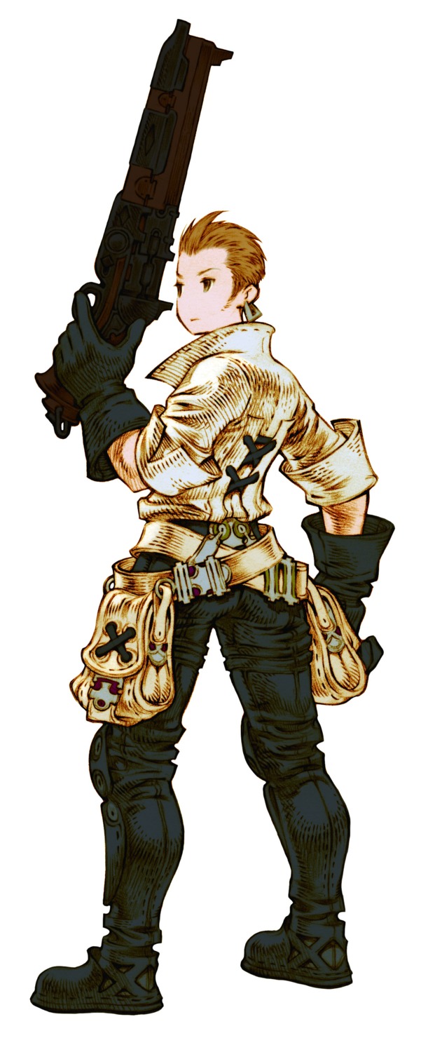 balthier, final_fantasy, final_fantasy_tactics, gun, male, yoshida_akihiko