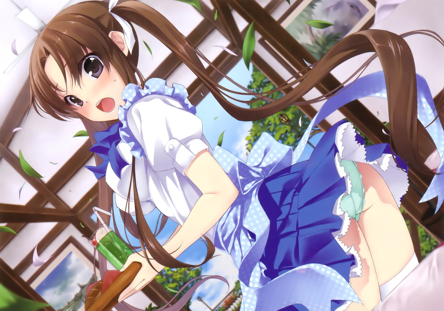 ayatsuki_meika, giga, koso, pantsu, sucre, waitress