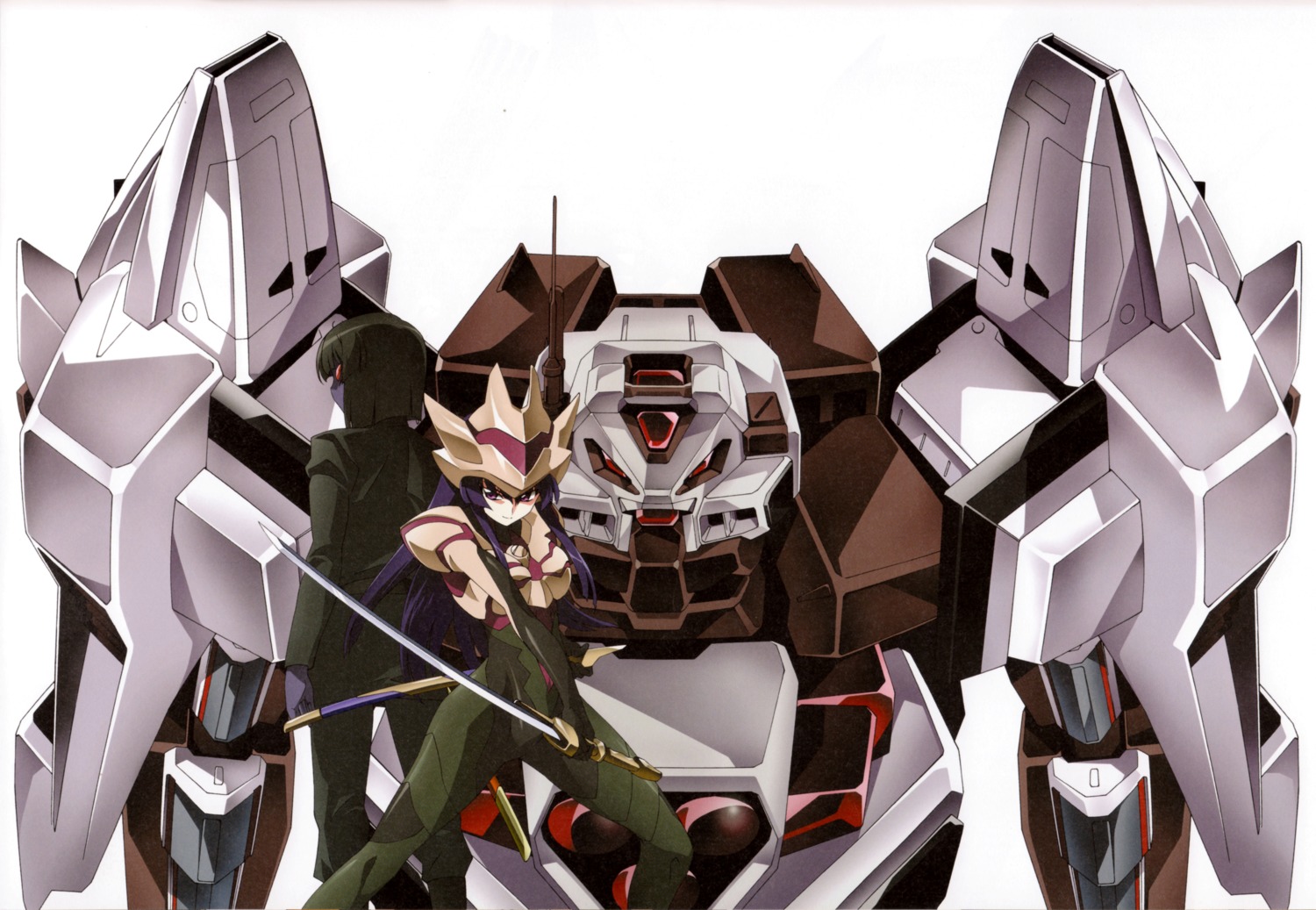 bodysuit, jinki, jinki_extend, mecha, screening, sword, tsuzaki_shizuka