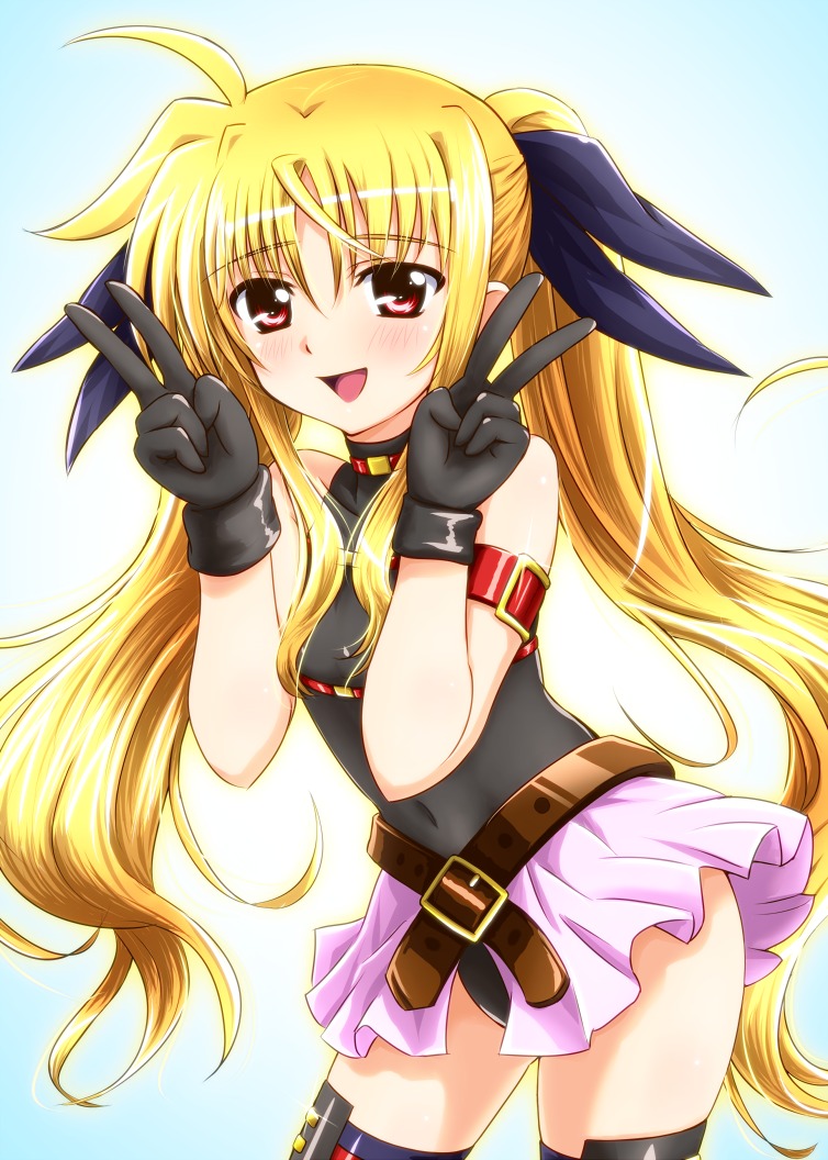 diesel, fate_testarossa, mahou_shoujo_lyrical_nanoha, thighhighs