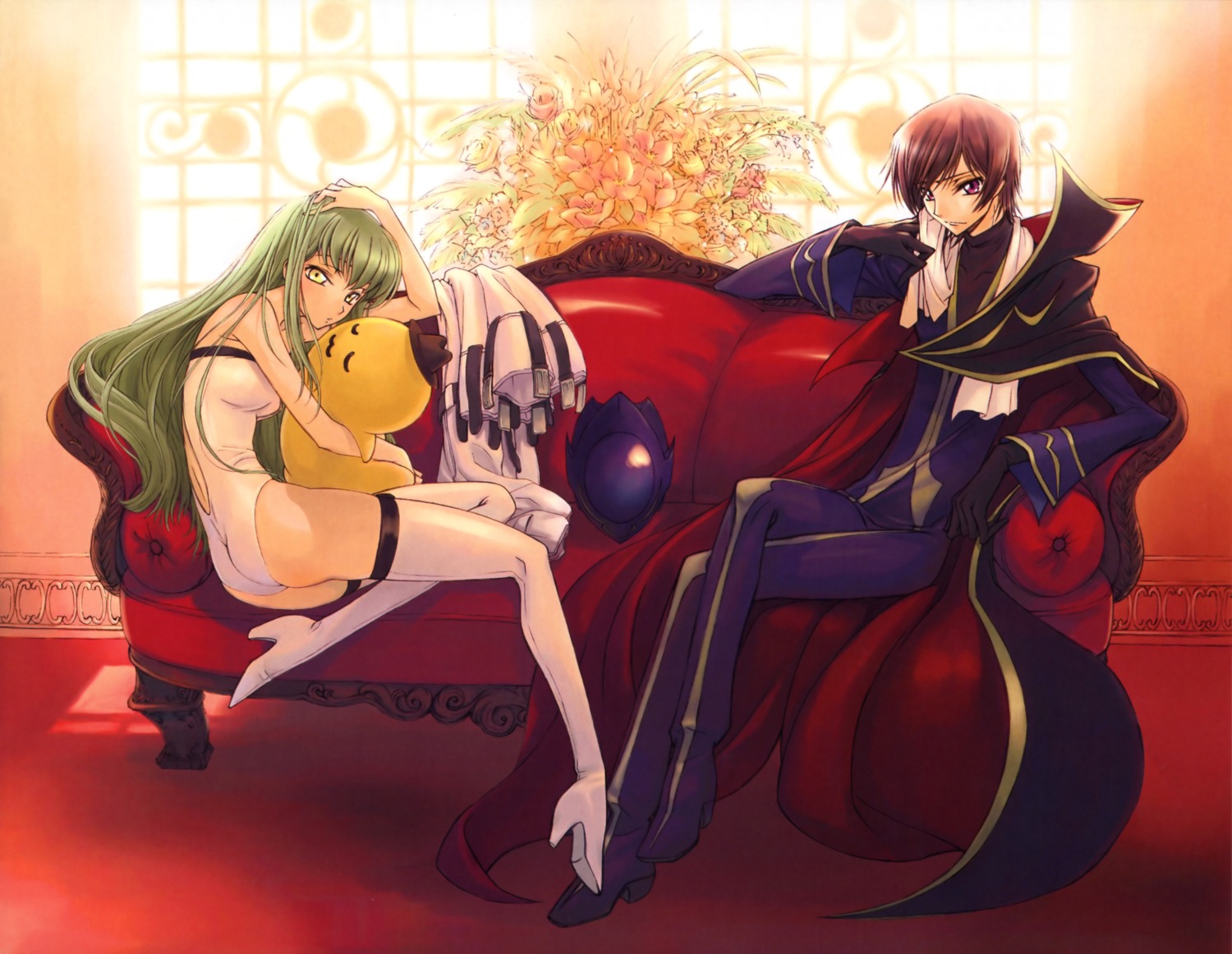 ass, c.c., cheese-kun, code_geass, heels, kimura_takahiro, lelouch_lamperouge, leotard