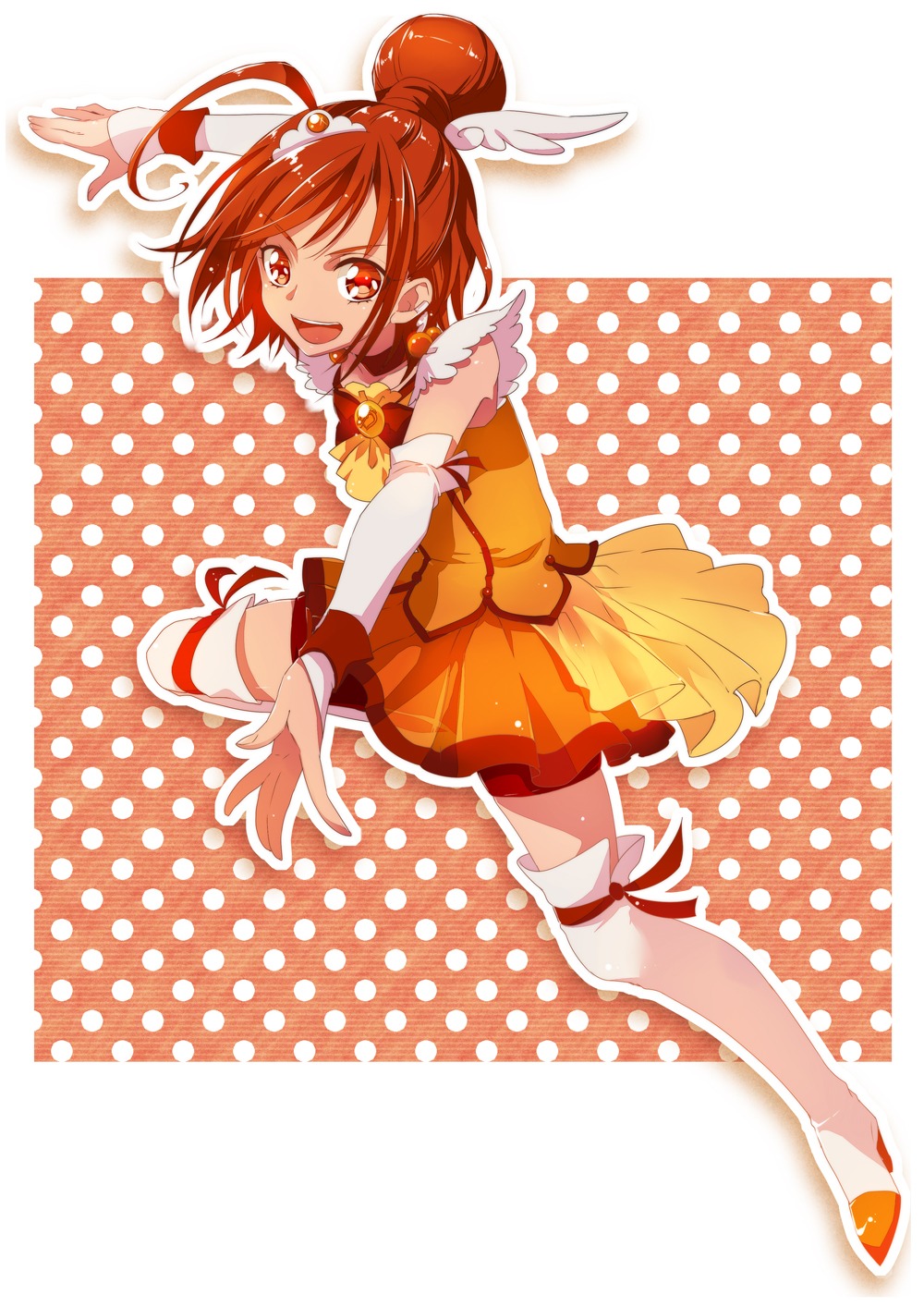 chiyo_(rotsurechiriha), hino_akane, precure, smile_precure!