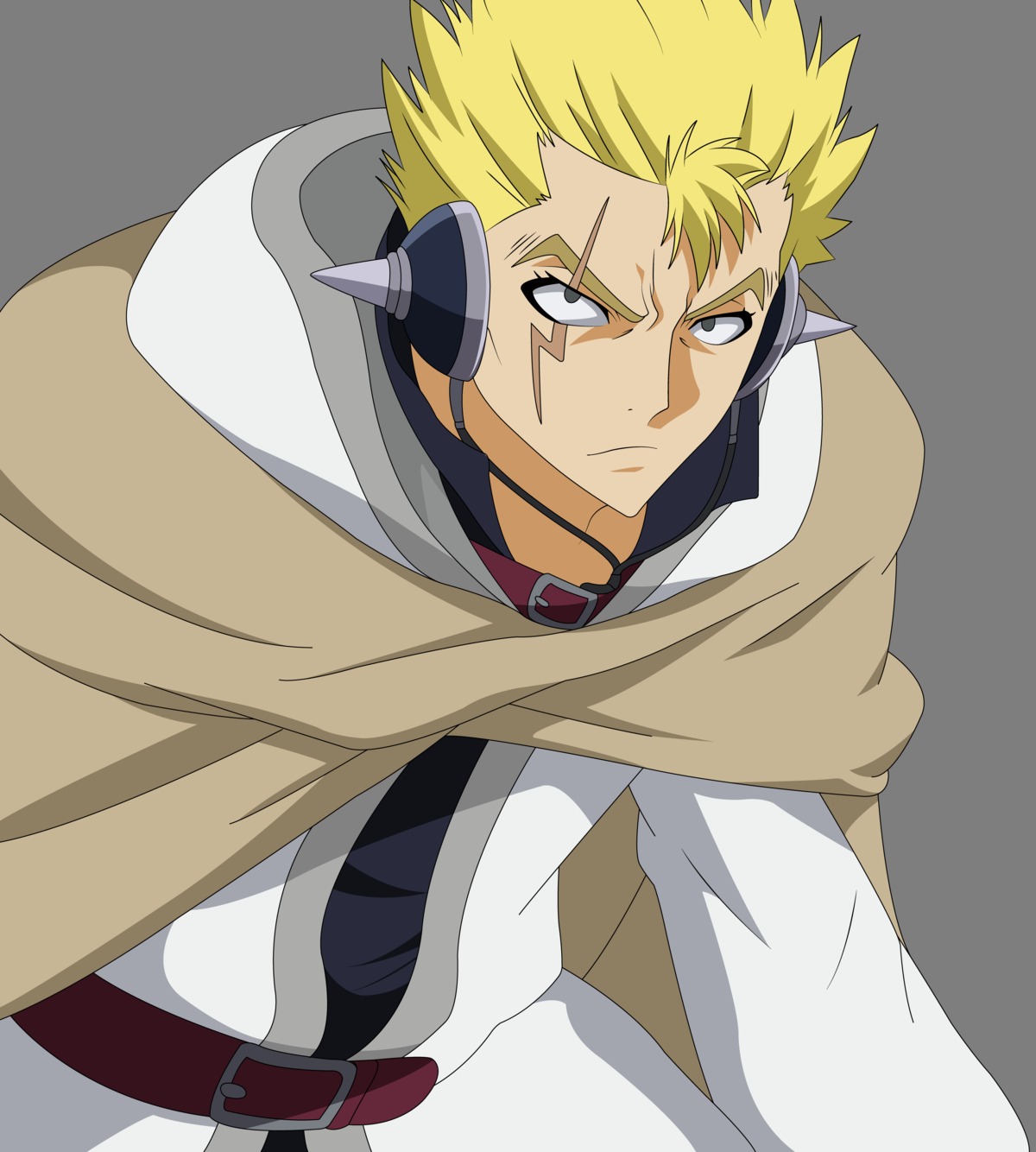 fairy_tail, headphones, laxus_dreyar, male, transparent_png, vector_trace