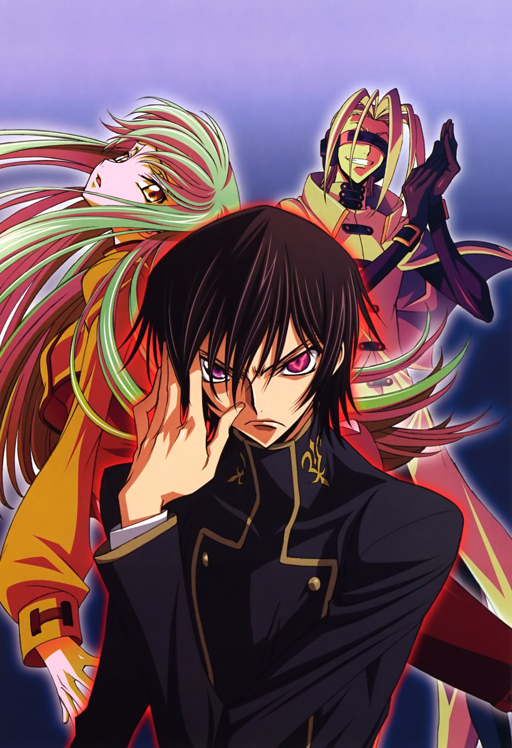 c.c., code_geass, kimura_takahiro, lelouch_lamperouge, mao_(code_geass), seifuku