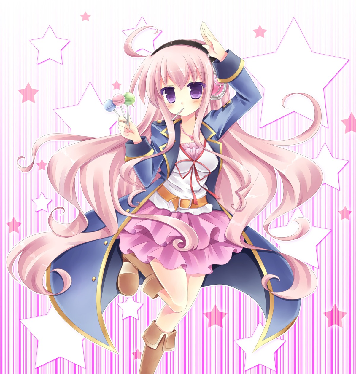 headphones, ko-ta., tantei_opera_milky_holmes, touyama_saku, uniform