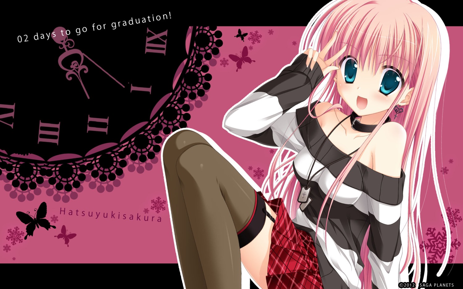 azuma_yoru, chimaro, hatsuyuki_sakura, jpeg_artifacts, saga_planets, stockings, thighhighs, wallpaper