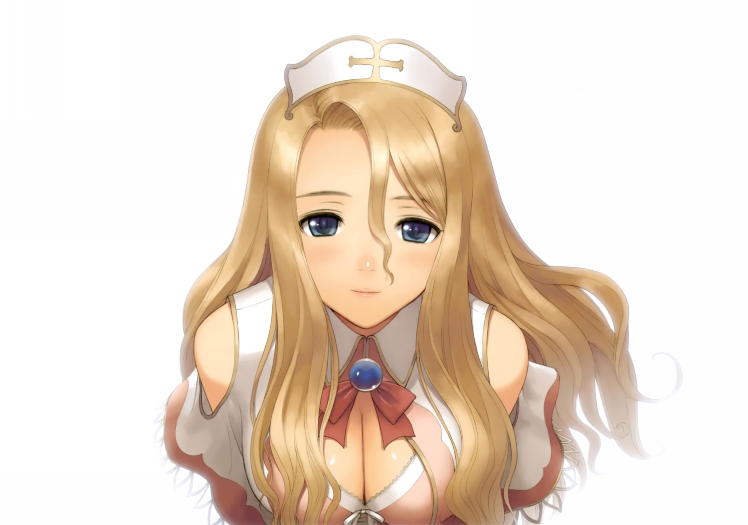 cleavage, overfiltered, rufina_minas_windaria, sega, shining_hearts, shining_world, tony_taka