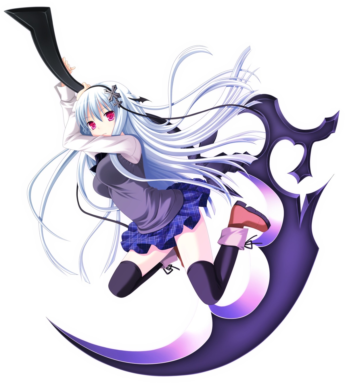 3rd_eye, game_cg, makita_maki, shinigami_no_testament, thighhighs, vivi_alhazerd