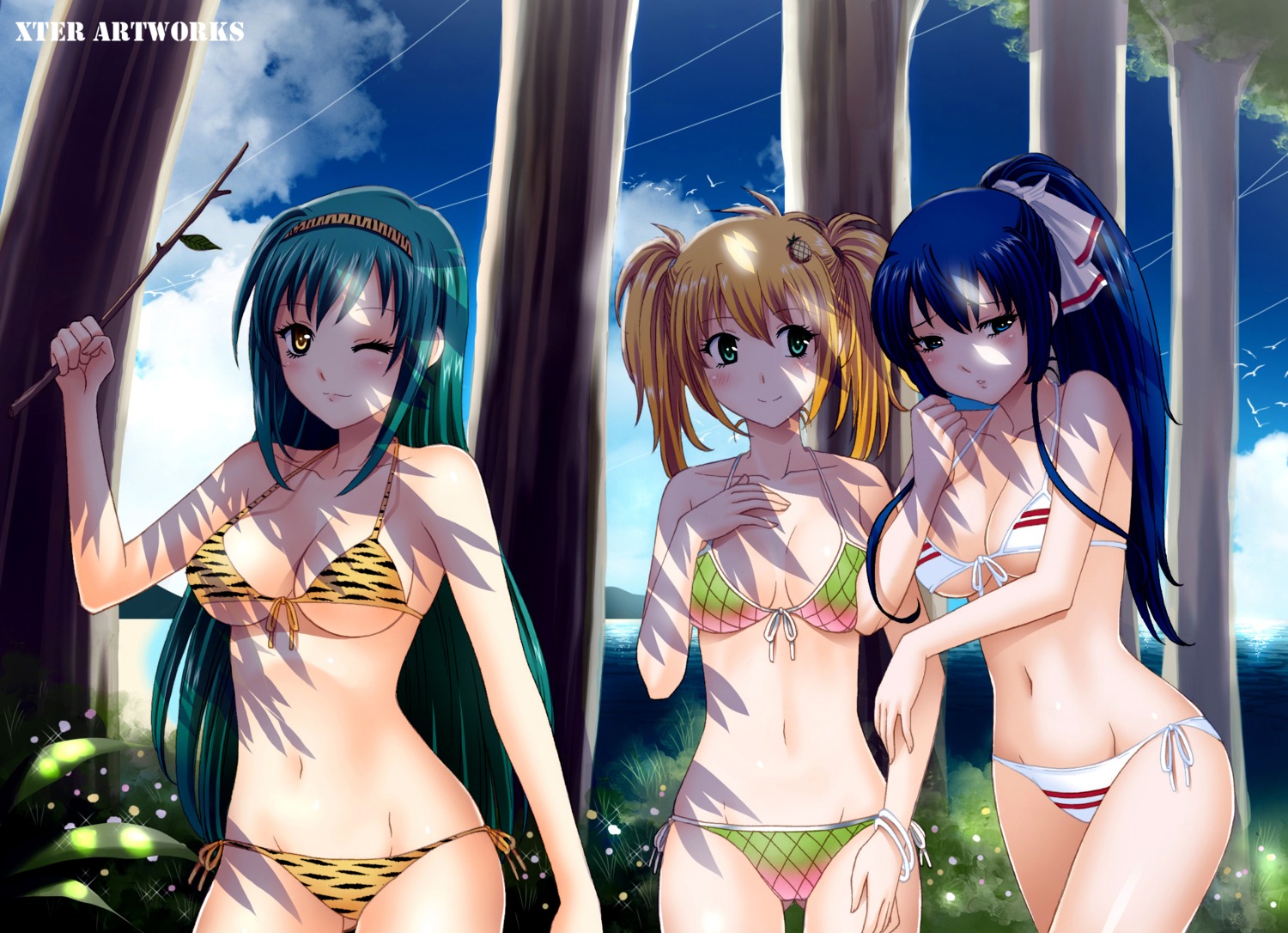 bikini, cleavage, swimsuits, underboob, xtermination
