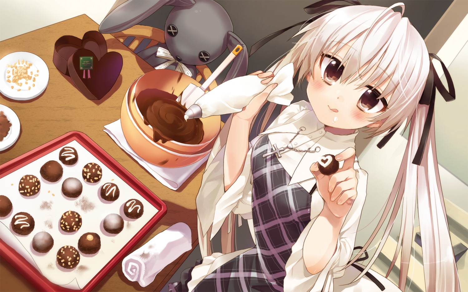 chiba_sadoru, kasugano_sora, sphere, wallpaper, yosuga_no_sora