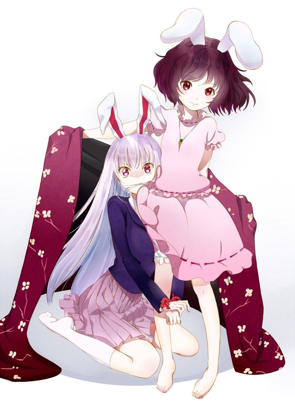 animal_ears, bunny_ears, inaba_tewi, reisen_udongein_inaba, touhou, yamada_ranga