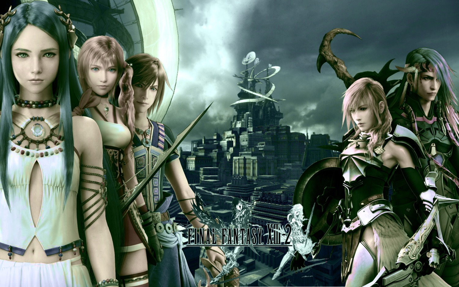 armor, bodysuit, caius_ballad, cg, dress, final_fantasy, final_fantasy_xiii, final_fantasy_xiii-2
