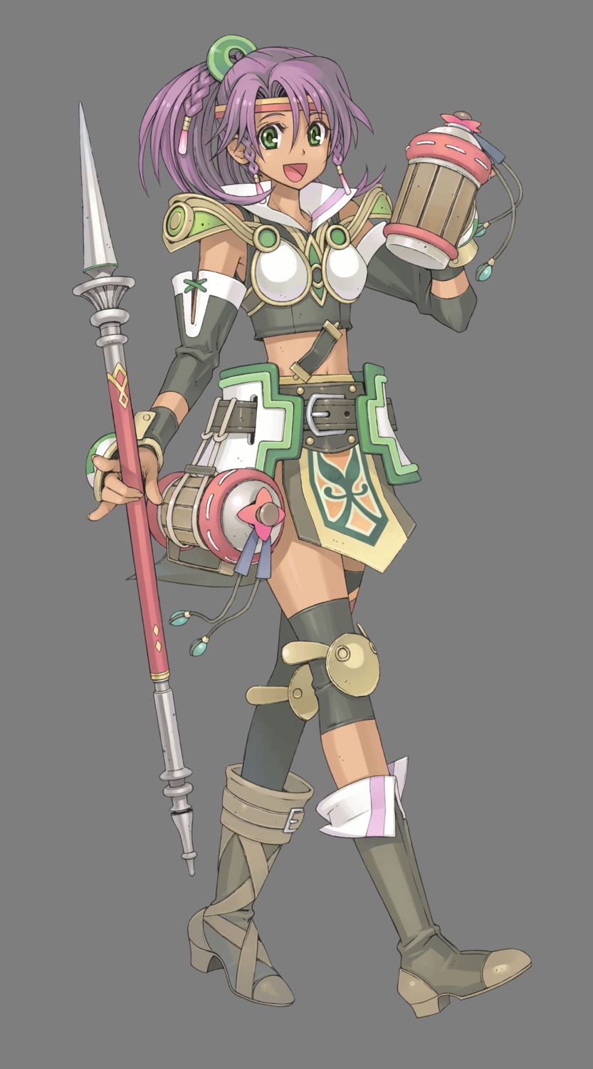armor, atelier, atelier_annie, gillian_clout, gust_(company), thighhighs, transparent_png, watanuki_nao