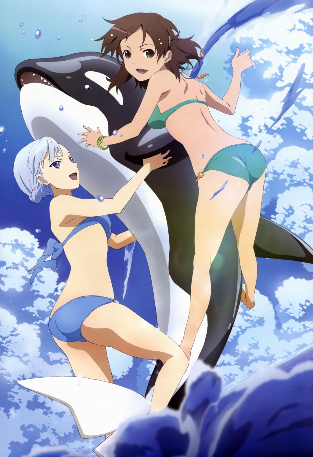 ass, bikini, fin_e_ld_si_laffinty, kutsuzawa_youko, kyouno_madoka, rinne_no_lagrange, swimsuits