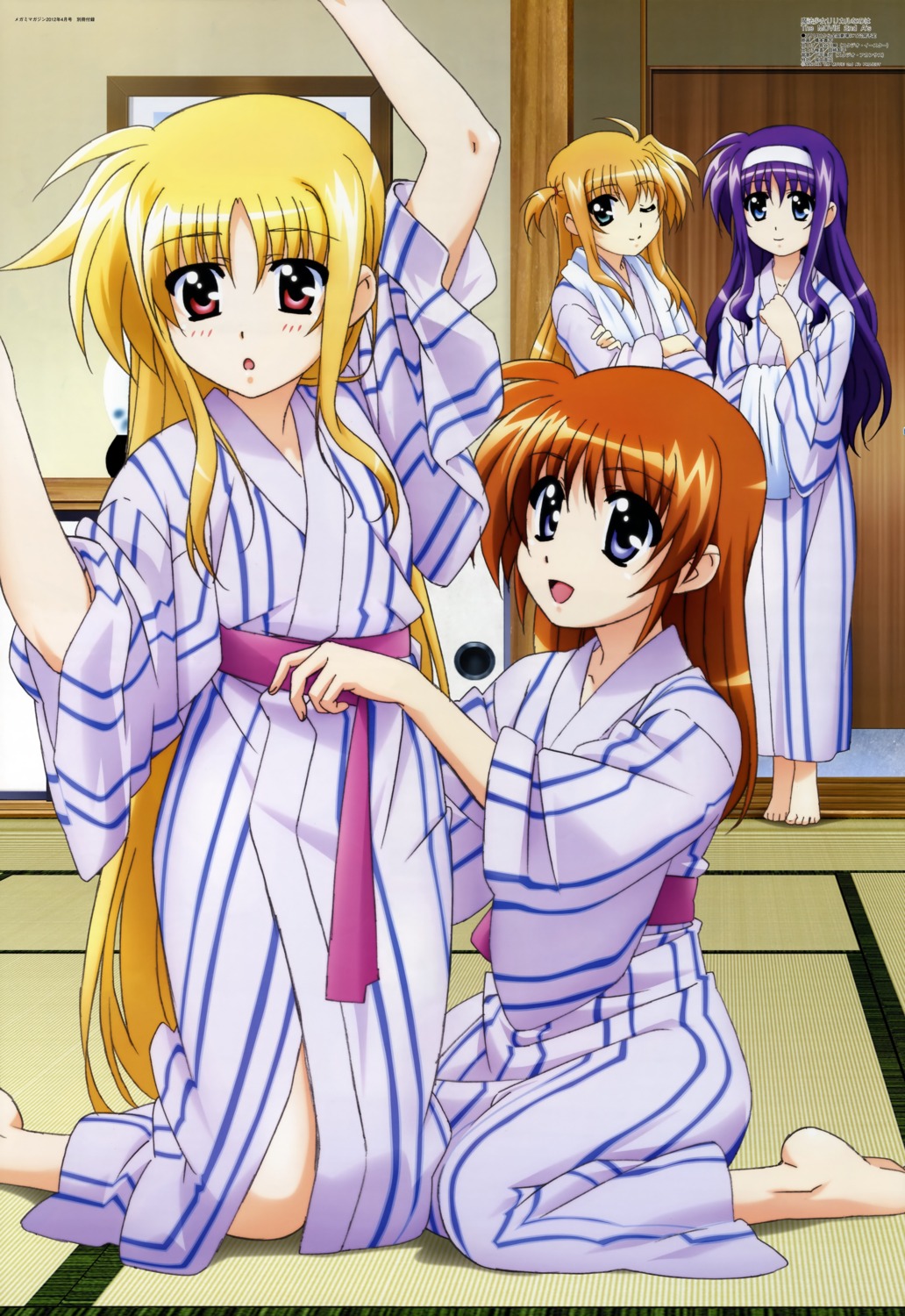 alisa_bannings, fate_testarossa, hashimoto_takayoshi, mahou_shoujo_lyrical_nanoha, mahou_shoujo_lyrical_nanoha_a's, takamachi_nanoha, tsukimura_suzuka