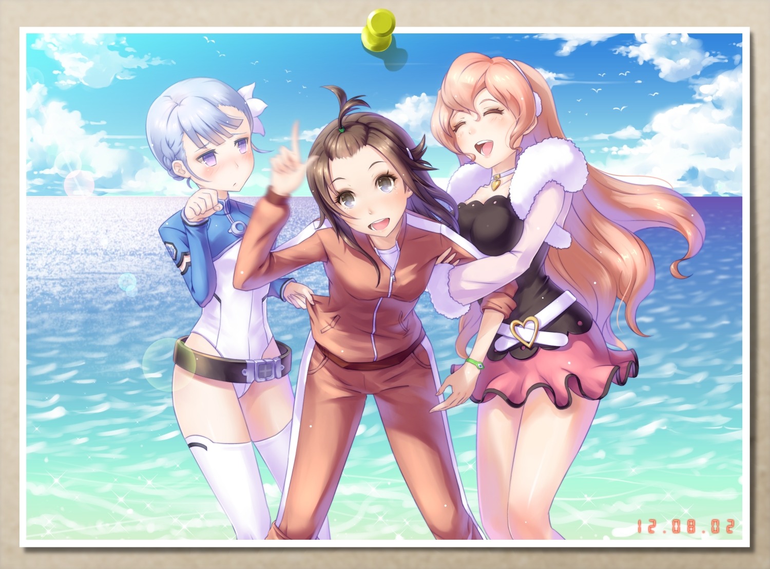 daizo, fin_e_ld_si_laffinty, gym_uniform, kyouno_madoka, leotard, muginami, rinne_no_lagrange, thighhighs