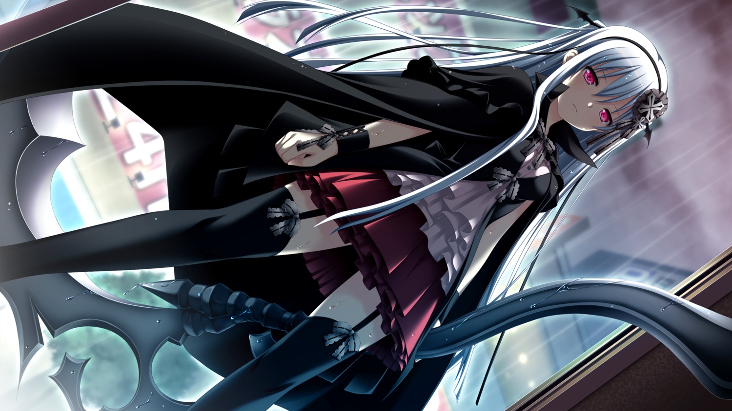3rd_eye, game_cg, makita_maki, shinigami_no_testament, stockings, thighhighs, vivi_alhazerd