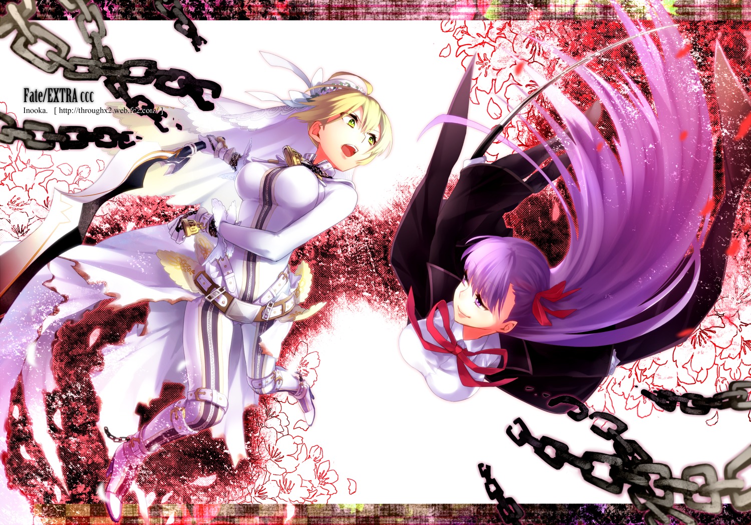 bb_(fate), fate/extra, fate/extra_ccc, fate/stay_night, fumiko, mysterious_black_magus, nero_claudius_(fate)