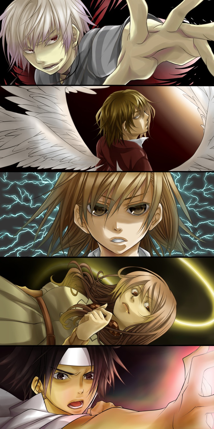 accelerator, kakine_teitoku, kuromi, misaka_mikoto, mugino_shizuri, sogiita_gunha, toaru_majutsu_no_index, wings