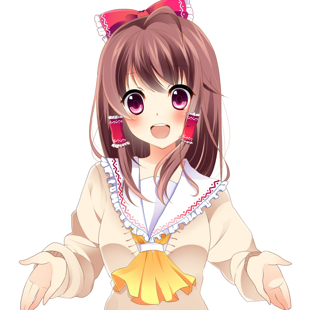 hakurei_reimu, touhou, yurichi