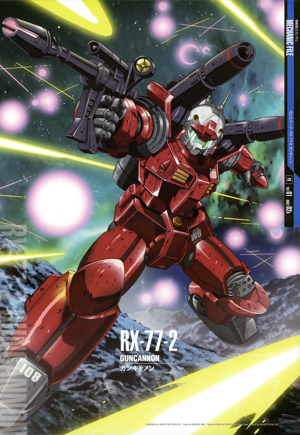 guncannon, gundam, mecha, mobile_suit_gundam, mutaguchi_hiroki