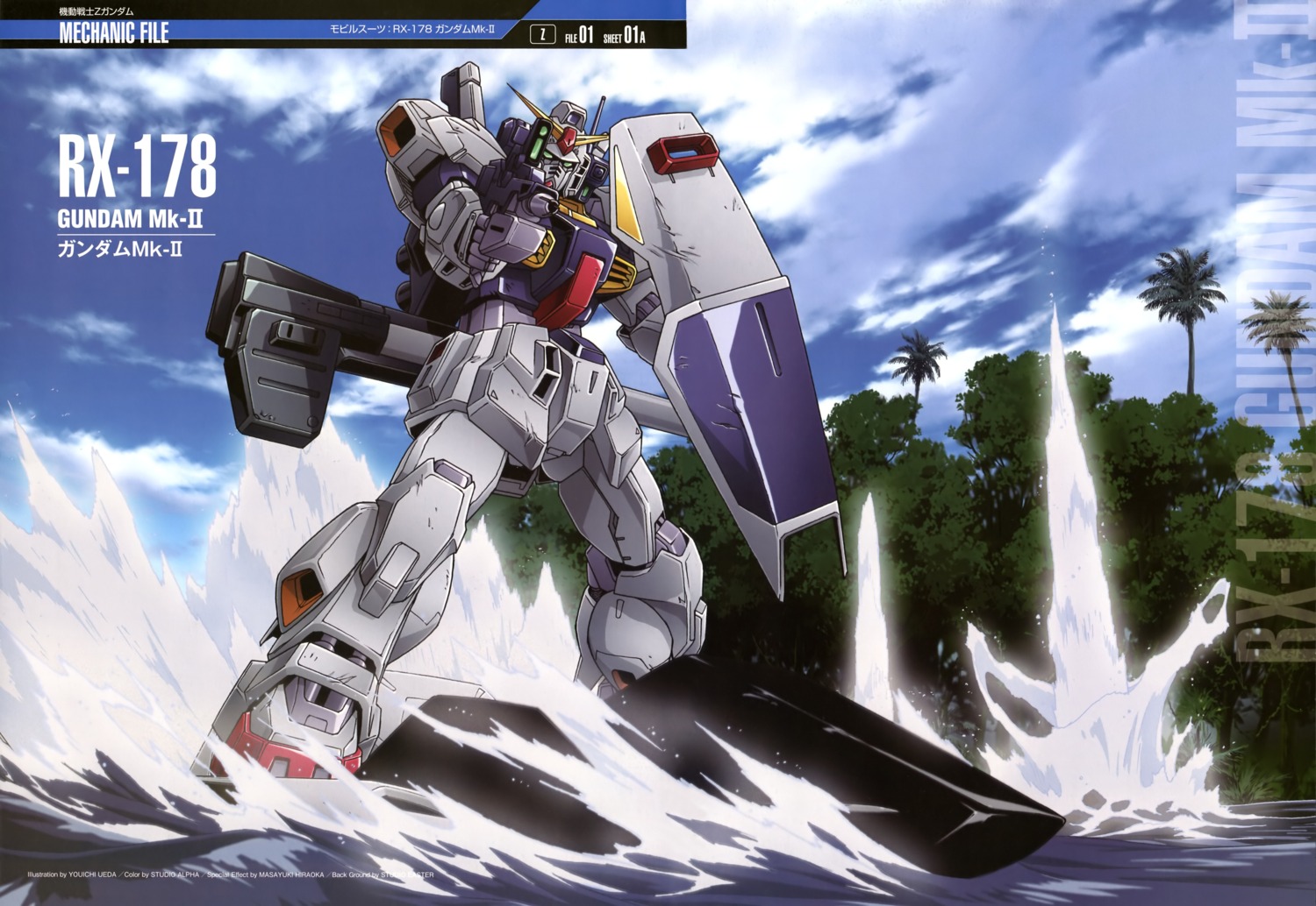 gundam, gundam_mark_ii, mecha, ueda_youichi, zeta_gundam