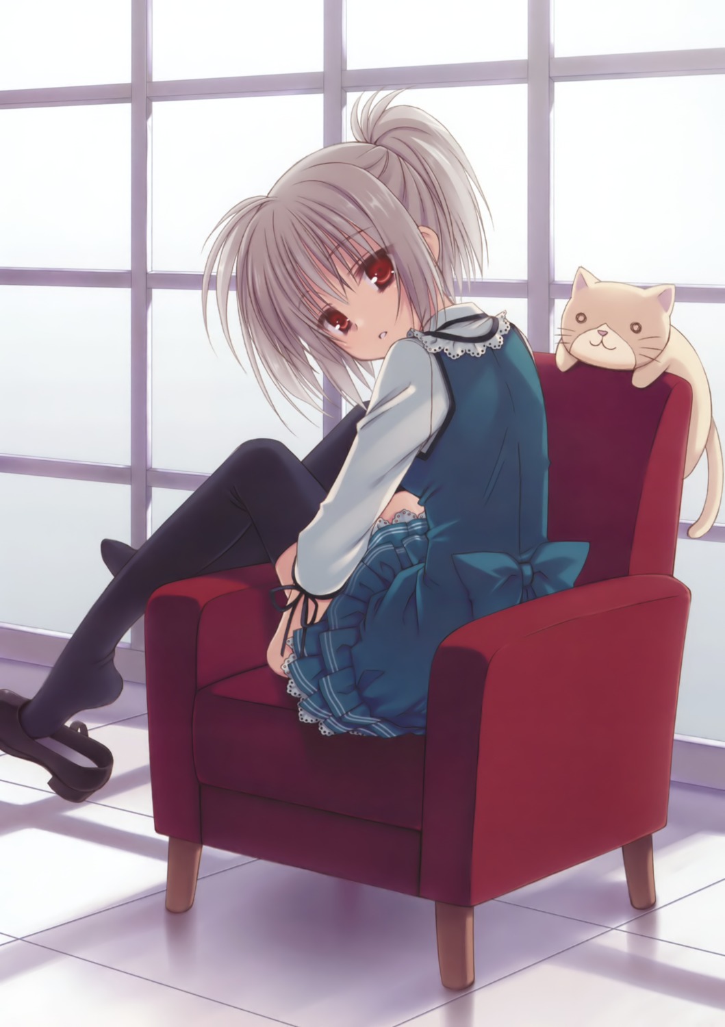 kona_nako, muririn, neko, sekai_seifuku_kanojo, thighhighs