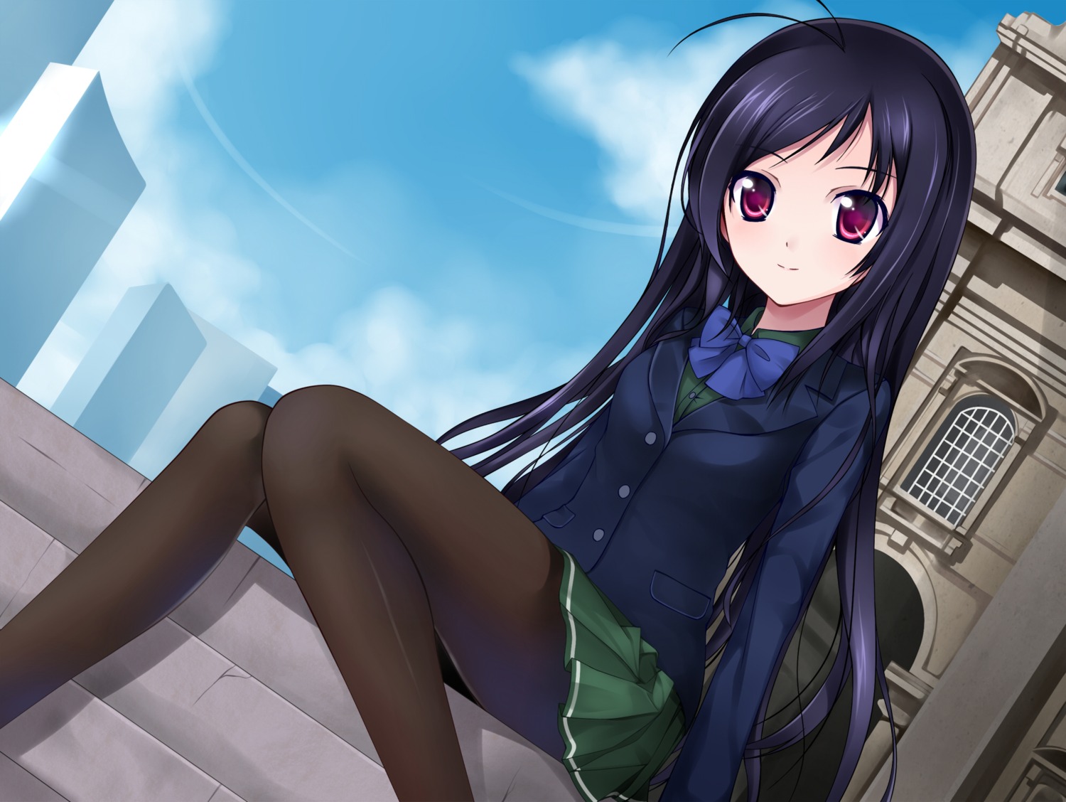 accel_world, kuroba_sayuki, pantyhose, qiuzhi_huiyi, seifuku