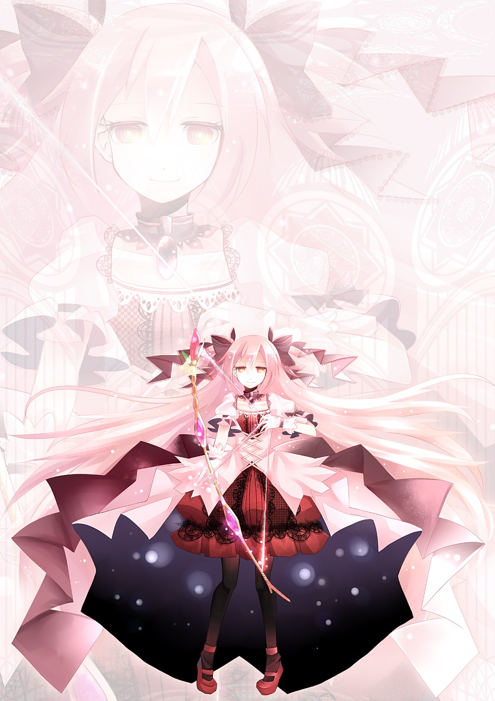 kaname_madoka, kiriko, kriemhild_gretchen, mahou_shoujo_madoka_magica