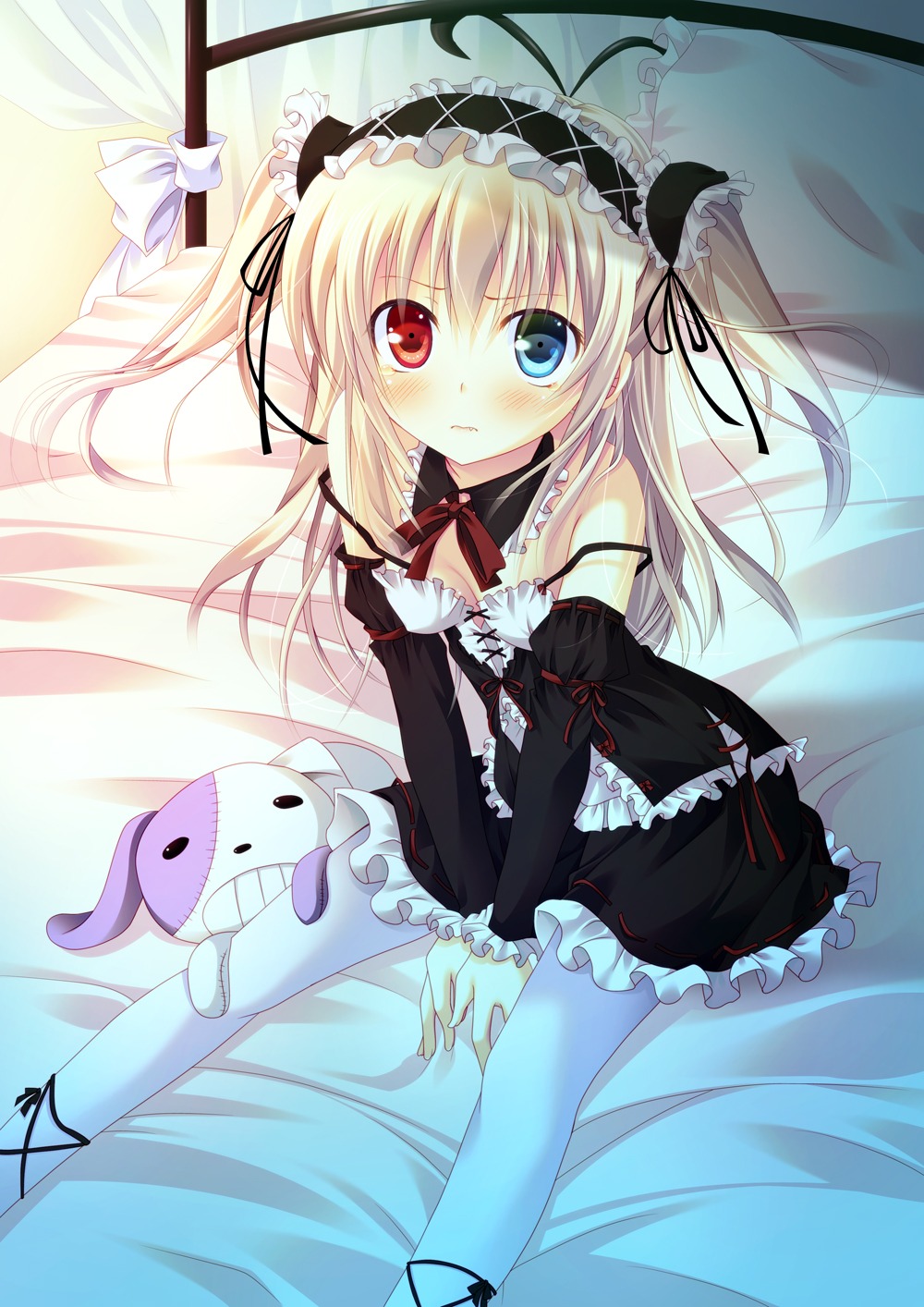 boku_wa_tomodachi_ga_sukunai, gothic_lolita, hasegawa_kobato, heterochromia, licoco, lolita_fashion, pantyhose
