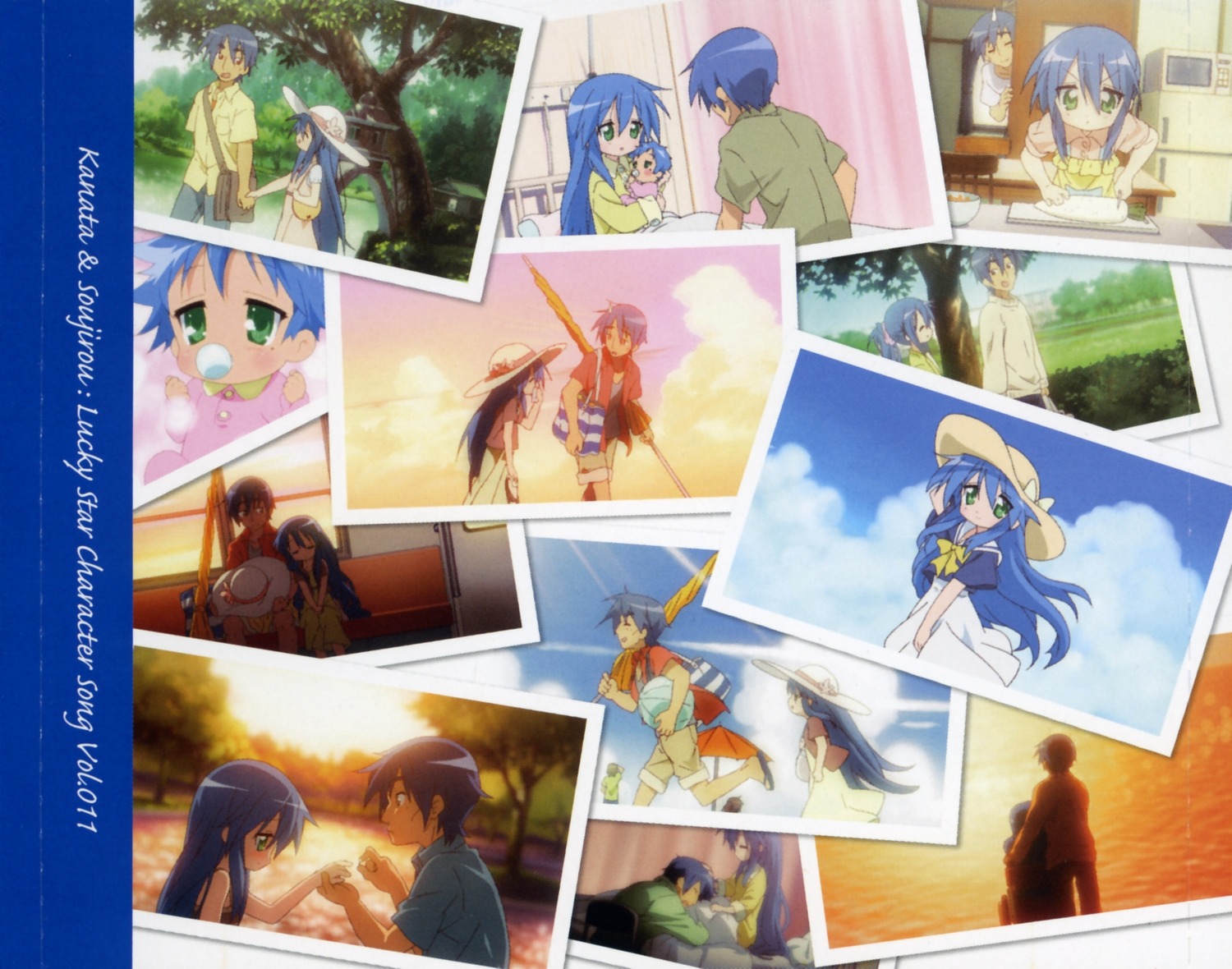 horiguchi_yukiko, izumi_kanata, izumi_soujirou, lucky_star
