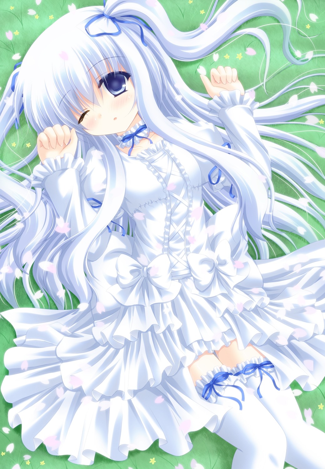 dress, shimotsuki_keisuke, thighhighs