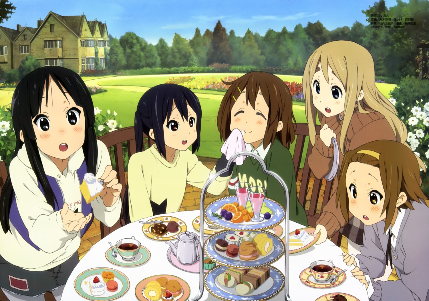 akiyama_mio, hirasawa_yui, k-on!, kotobuki_tsumugi, maruki_nobuaki, nakano_azusa, tainaka_ritsu