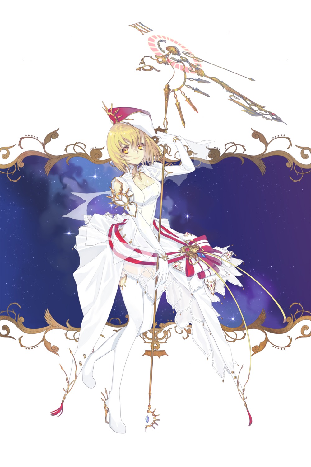 dress, enk, thighhighs