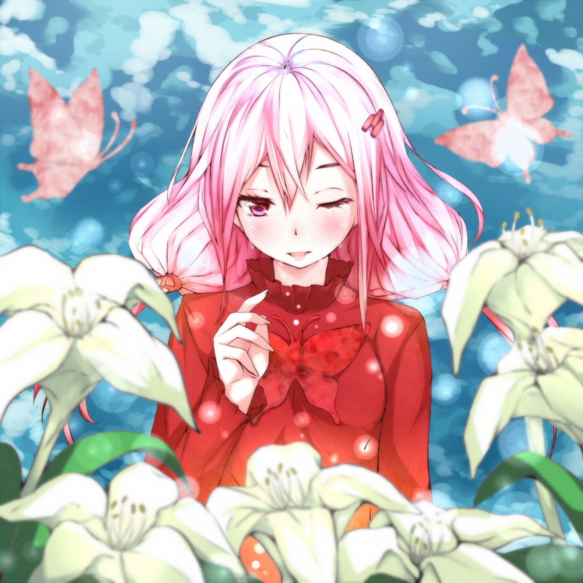 amatsuki_hotaru, guilty_crown, yuzuriha_inori
