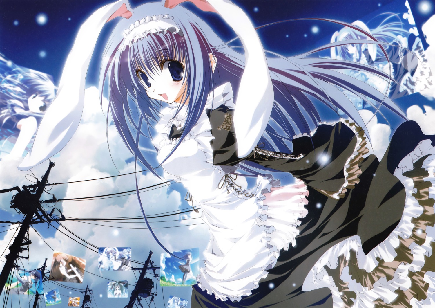 animal_ears, bunny_ears, maid, sca-ji