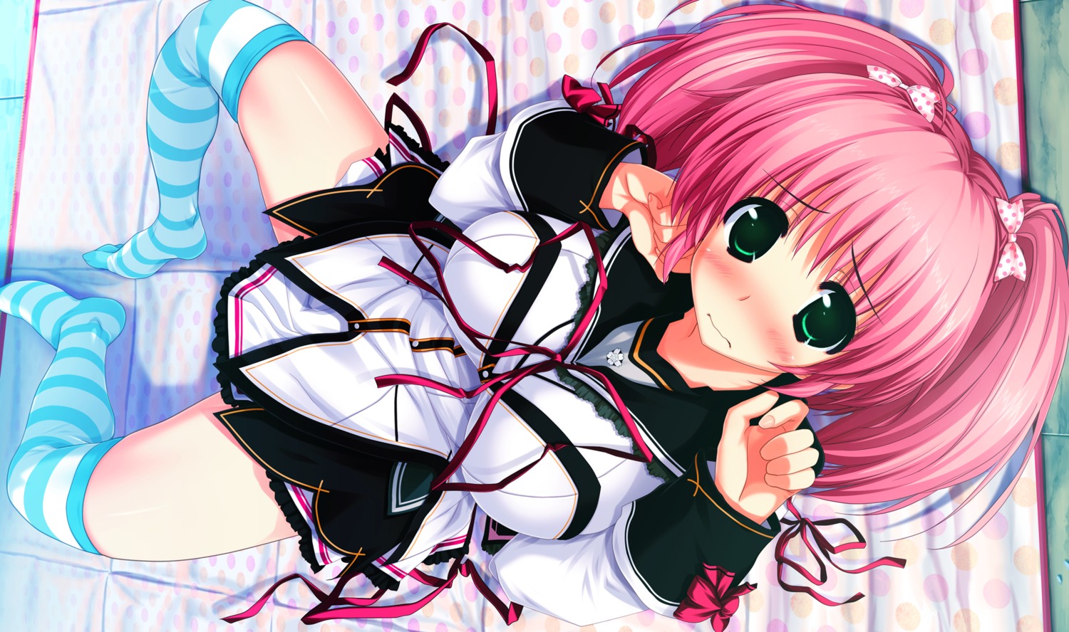 clochette, game_cg, hayase_manami, kamikaze_explorer, oshiki_hitoshi, seifuku, thighhighs