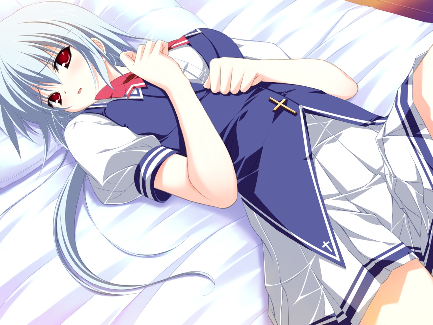 fumio, game_cg, kuu, lyrical_lyric, seifuku