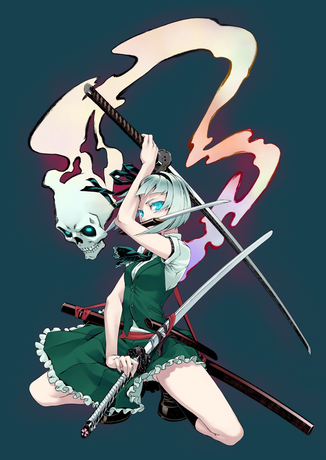 konpaku_youmu, pantsu, sword, takanashi_ho, touhou