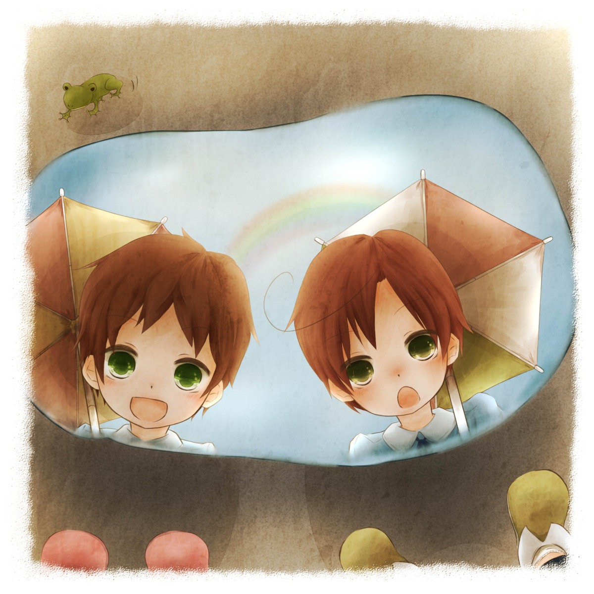 hetalia_axis_powers, romano, south_italy, spain, yume