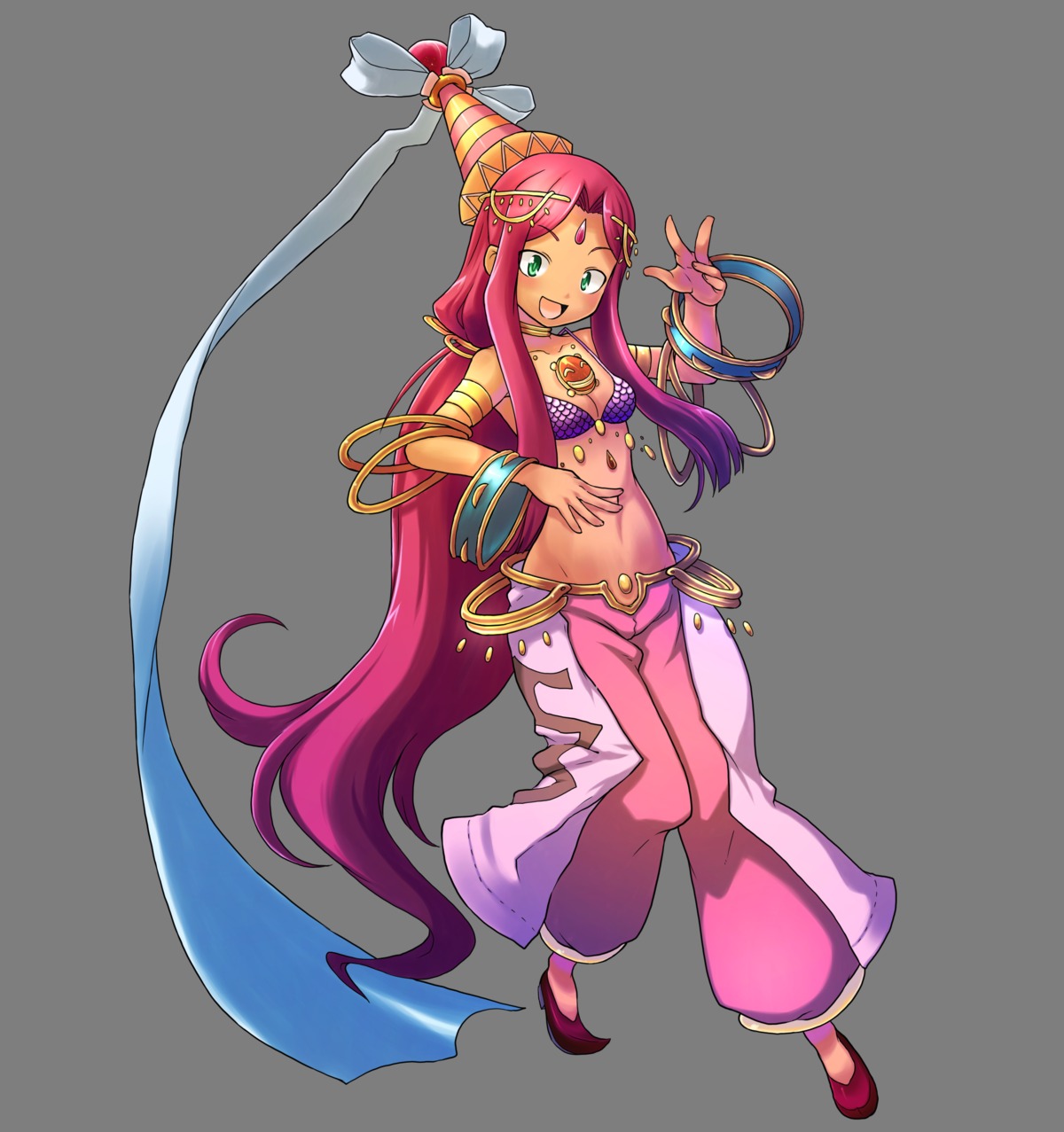 bikini_top, cleavage, kanatarou., nopan, raya_arcturus, snk, swimsuits, transparent_png, trouble_witches_neo!